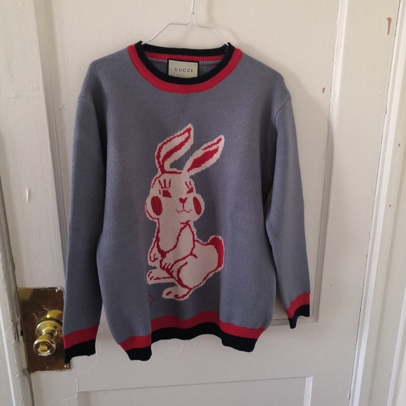 gucci rabbit sweater